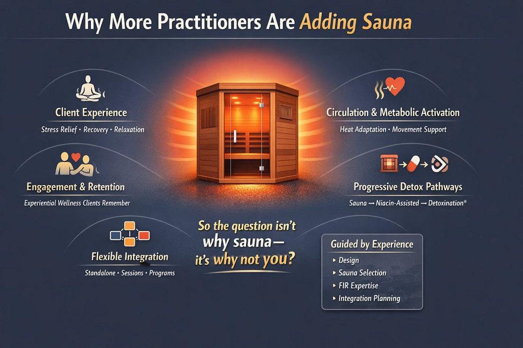 infographic for adding sauna