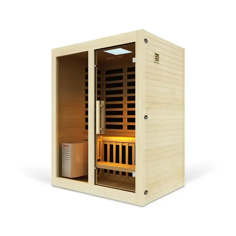 Heavenly Heat Saunas 2-Person Combination (Infrared + Traditional)